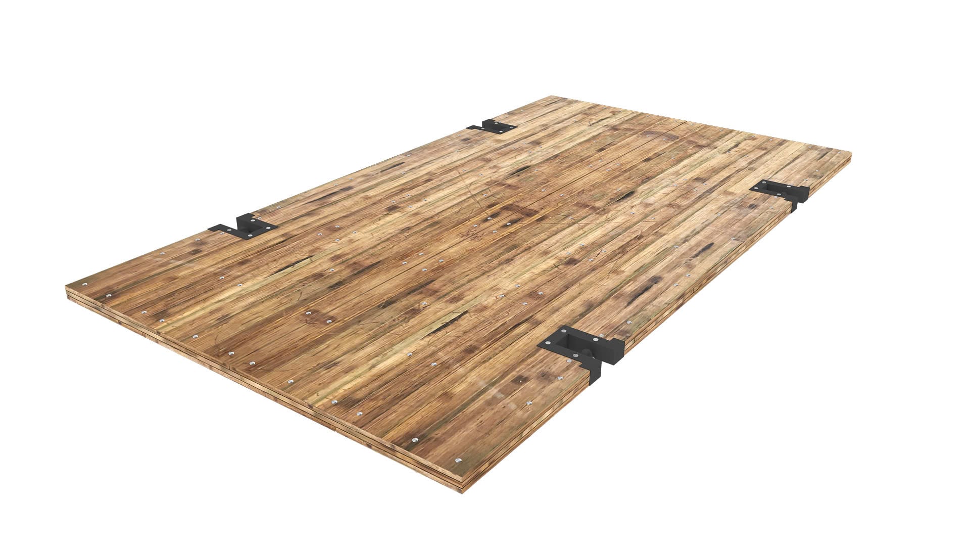Bamboo Access Mat with Lifting Hooks & Without Fingers