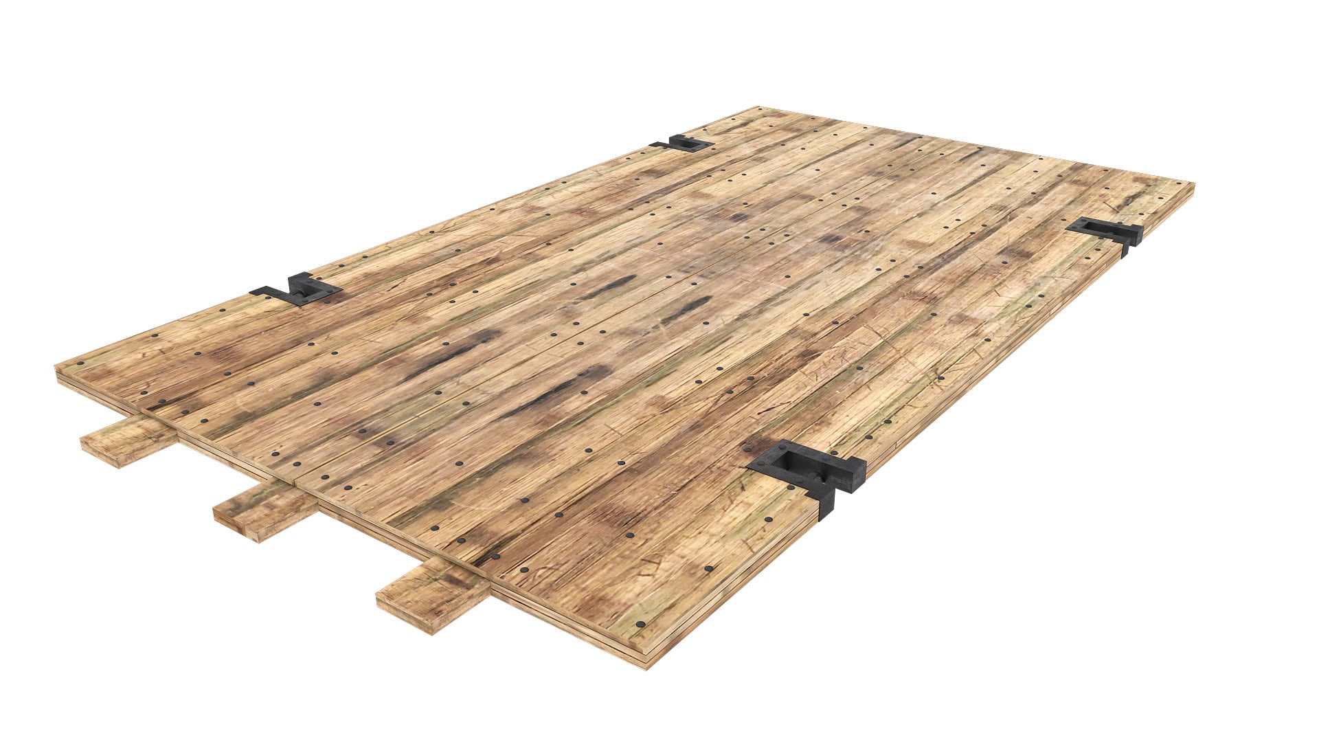 Bamboo Access Mat with Fingers & Lifting Hooks