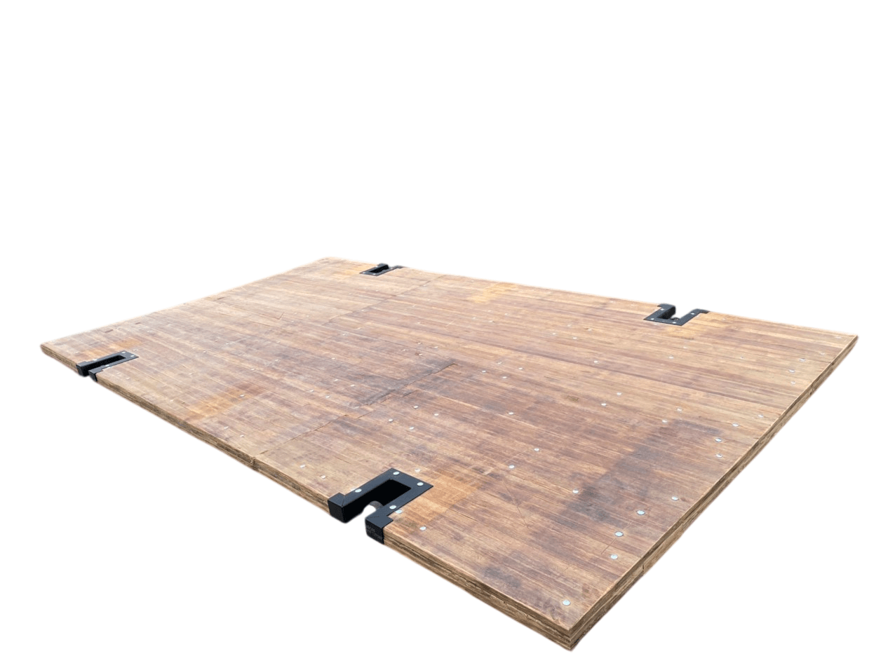 Bamboo Access Mat with Lifting Hooks & Without Fingers