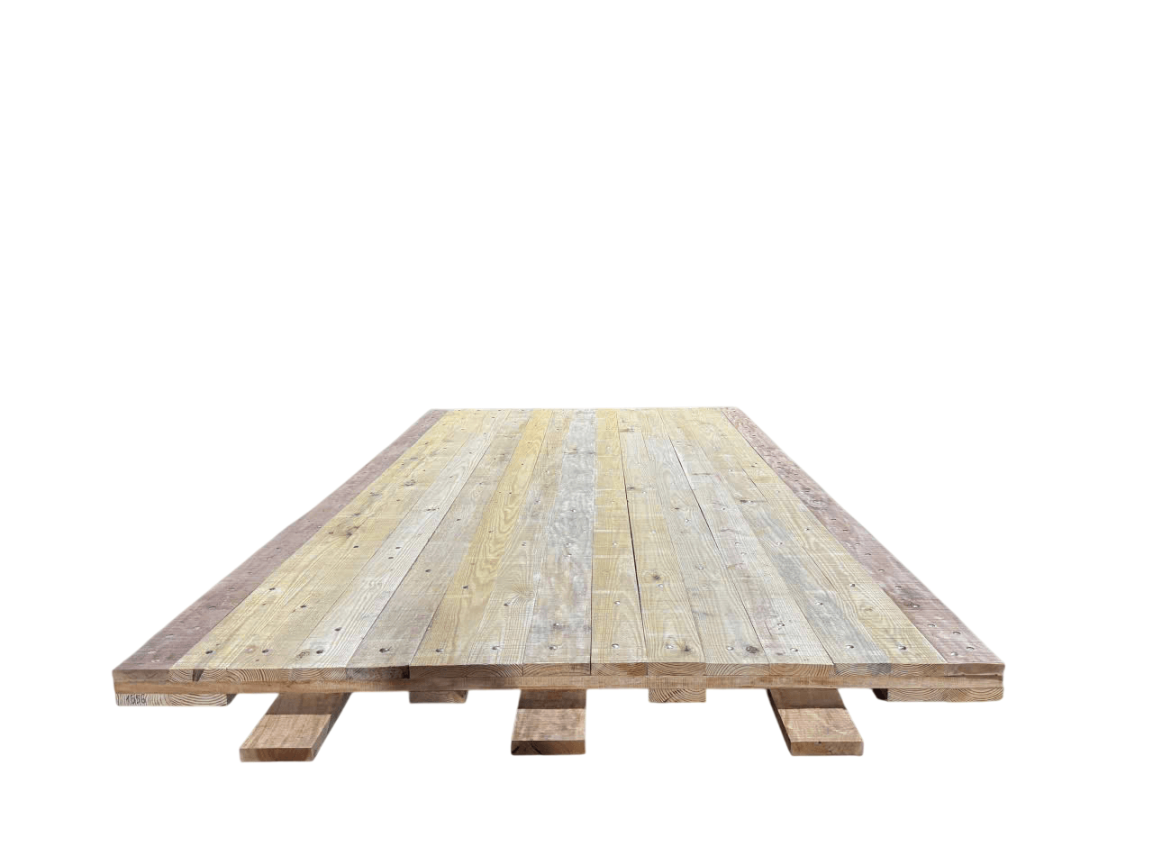 Wood Access Mat with Fingers - Southern Yellow Pine and Hardwood