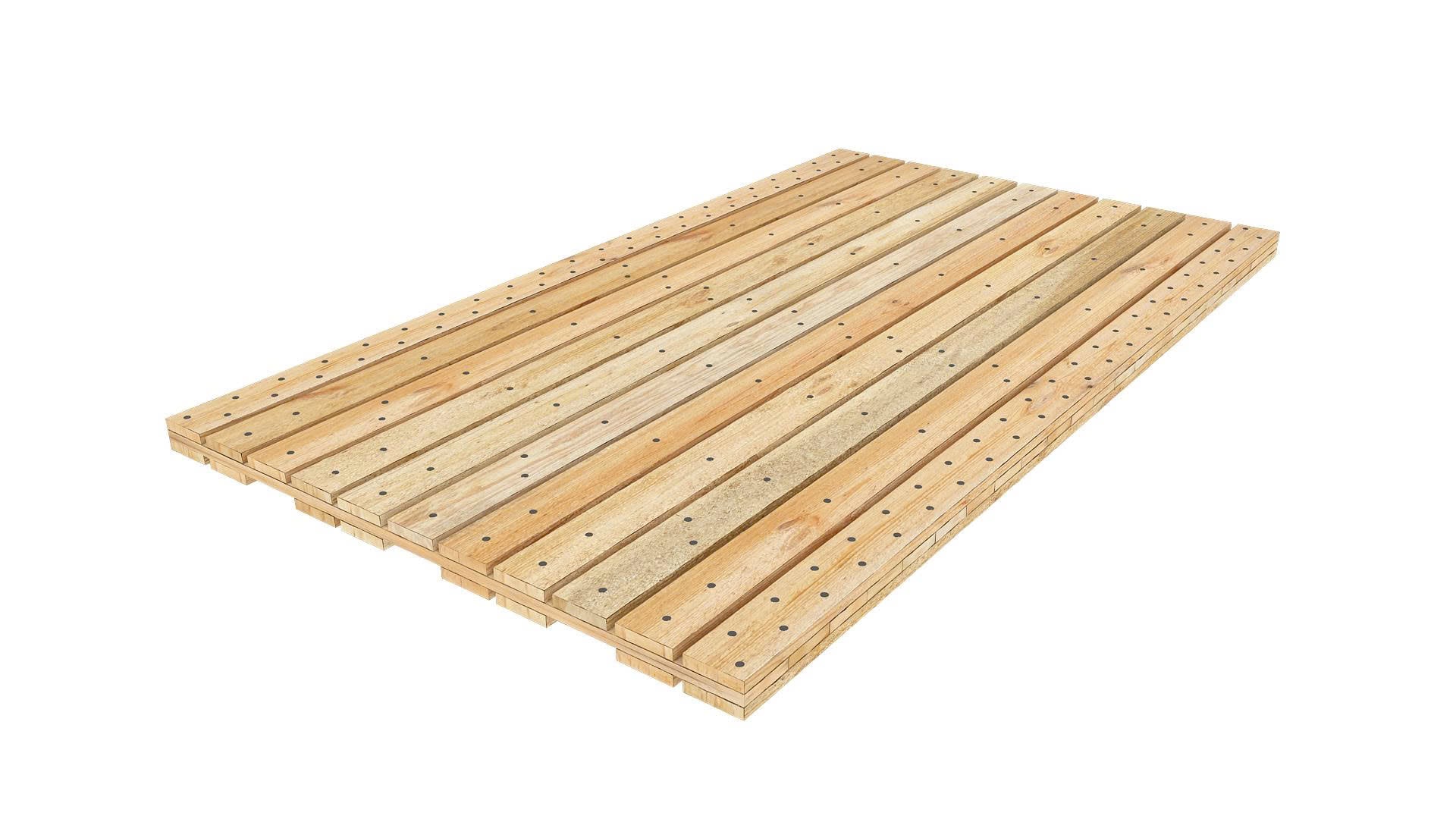 Project Mat with Fingers - Gapped Top & Bottom, Solid Center
